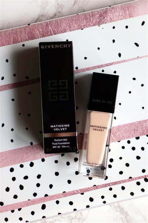 fond de teint givenchy matissime velvet|Que vaut le fond de teint Matissime Velvet de Givenchy.